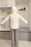 波司登2025新款羽絨服男女同款情侶短款90絨七夕禮物冬季外套B250245550 暖絨米7C28【建議拍大一碼】 XS 155/80A 體重約100斤以內(nèi) 曬單實(shí)拍圖