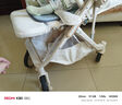 ANGI BABY嬰兒車四輪萬向嬰兒推車可坐可躺帶減震一鍵折疊雙向遛娃神器推車 米咖色【四輪萬向+避震+雙向】 嬰兒推車高景觀雙向推行輕便攜帶 曬單實拍圖