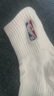 NBA襪子男士夏季休閑運動襪吸汗無骨精梳棉襪刺繡訓(xùn)練跑步籃球襪3雙 曬單實拍圖