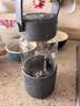 北鼎（Buydeem）茶水分離杯子耐高溫玻璃杯便攜隨手杯男女實用禮物水墨灰630ml 曬單實拍圖