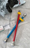 沐唯（muvi）電/燃氣熱水器波紋管進(jìn)出冷熱水管304不銹鋼防爆4分螺紋連接軟管 曬單實(shí)拍圖