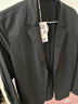 杰克·瓊斯（JACK&JONES）男裝秋季新款商務(wù)百搭靜奢風(fēng)常規平駁領(lǐng)西服外套225208004 E40黑色 M （175） 曬單實(shí)拍圖