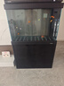 森森（SUNSUN）新款超白魚缸客廳玻璃大型水族箱智能觸控家用免換水底濾缸 加寬超白1米42寬 無(wú)極變光+新式底濾 曜石黑 曬單實(shí)拍圖