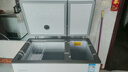 Midea美的冰柜210升家商兩用 冷藏冷凍雙溫雙箱冷柜 一級能效電子溫控 白色 210L BCD-210DKEM(E) 曬單實(shí)拍圖