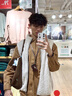 吉普（JEEP）美國(guó)正品純棉工裝襯衫男春秋季新款潮牌寬松休閑長(zhǎng)袖襯衣男士外套 藍(lán)灰色【官方正品】 XL 【適合145斤左右】 曬單實(shí)拍圖