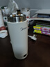 美的（Midea）便攜式電熱水杯 電熱水壺 保溫燒水杯 350ml迷你便攜式旅行出差 智能恒溫加熱杯 316L不銹鋼無(wú)異味 0.35L 【精準控溫】MK-DB35X22 曬單實(shí)拍圖