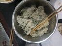三全黃金比例水餃含餡量≥60%可煎炸蒸煮餃子 方便家庭早餐晚餐速凍食 黃金比例韭菜雞蛋餃子400g18個 曬單實拍圖