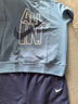 NIKE3BRAND 耐克兒童純棉衛衣+長(cháng)褲2件套25秋男女童彈力親膚舒適套裝 曬單實(shí)拍圖