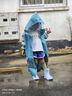kocotreekk樹(shù)兒童雨衣寶寶男童女小學(xué)生小童雨披幼兒園雨具分體斗篷式 曬單實(shí)拍圖