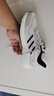 阿迪達斯 （adidas）男女運動(dòng)鞋耐磨減震透氣潮流休閑跑步鞋 亮白/一號黑/淺灰 39 曬單實(shí)拍圖