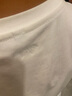 MJ STYLE白色正肩合身短袖T恤女2025年夏秋季修身顯瘦親膚內(nèi)搭打底衫上衣 曬單實(shí)拍圖