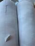 MUJI涼柔 抱枕 圓柱形 灰色 20x53x20cm 腰枕 客廳沙發(fā) 靠枕 曬單實拍圖