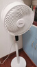 美的（Midea）空氣循環(huán)扇 電風扇家用立式落地語音風扇直流變頻輕音節(jié)能小風扇抑菌凈化電扇  GDI24WG 曬單實拍圖