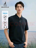 beanpole濱波【涼感】2025春夏新款男士索羅娜涼感T恤polo衫 黑色 XL 185/100A 曬單實(shí)拍圖
