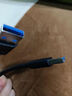 畢亞茲 高速USB3.0數(shù)據(jù)線傳輸線公對公 0.5米 雙頭移動硬盤盒數(shù)據(jù)高速傳輸線 筆記本散熱器車載MP3連接線 曬單實拍圖