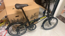 大行（DAHON）折疊自行車20英寸鋁合金輕便6速通勤單車冠特 KBA061黑色 曬單實(shí)拍圖