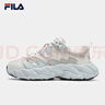 斐樂(lè )（FILA）魚(yú)刺3代老爹鞋女鞋春新款休閑鞋厚底增高鞋運動(dòng)鞋 薄霧灰/南極灰-HA 38 曬單實(shí)拍圖