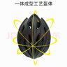 PMTMIPS亞洲版防撞風(fēng)鏡騎行頭盔自行車氣動安全帽公路山地車男女裝備 風(fēng)鏡墨玉黑 L碼(58-61CM) 曬單實拍圖