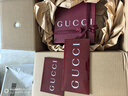 GUCCI古馳互扣式G搭扣雙面腰帶 黑色/棕色 100cm 曬單實(shí)拍圖