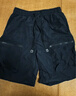 頂峰保羅（Dingfengbaoluo）工裝短褲男夏季時(shí)尚高街大口袋簡(jiǎn)約純色運動(dòng)五分褲FG55黑色2XL 曬單實(shí)拍圖