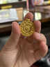 中國黃金（CHINA GOLD）黃金項鏈999足金八寶羅盤吊墜男女款國慶中秋節(jié)禮物送男友老公 【今/次日達】足金吊墜約2.6g*配銀鏈 曬單實拍圖