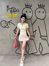 貞喜氣運(yùn)動(dòng)套裝女夏季網(wǎng)球訓(xùn)練跑步健身服冰絲速干緊身顯瘦薄款短袖裙裝 短袖裙褲兩件套【M碼】 曬單實(shí)拍圖