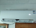 豪槿水暖空調(diào)散熱器壁掛式冷暖兩用明裝水暖風(fēng)機盤管水空調(diào)吹風(fēng)暖氣片 升級大3匹 30管 全直流變頻款 白色 曬單實拍圖