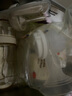 十月結晶嬰兒肚圍單層印花護肚護臍帶棉肚圍新生兒0-6月 藍色2條17*17 曬單實拍圖