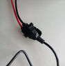 XMSJ電動(dòng)車(chē)充電插口鋰電池接口電源線(xiàn)品字公母插頭連接電瓶充電轉接頭 4平方公母一套直頭20厘米 曬單實(shí)拍圖