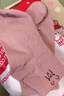 棉滿滿襪子女100%純棉短襪10A抗菌防臭卡通可愛小熊低幫短筒襪秋季8雙 曬單實(shí)拍圖