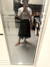 迪賽尼斯【原色牛仔】2025夏季新款百搭裙子高腰天絲牛仔半身裙女 藏青 M 曬單實拍圖