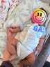GAP嬰兒2025夏季新款小熊印花系帶短袖連體衣舒適兒童裝774574 曬單實(shí)拍圖
