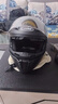 野馬大碼頭盔揭面盔特大號電動(dòng)摩托車(chē)頭盔男全盔冬季機車(chē)大頭圍耳機 亞黑防霧透明（揭面盔） 4XL（63-66CM） 曬單實(shí)拍圖