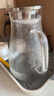青蘋果冷水壺涼水壺硼硅耐熱玻璃冷熱水壺嘟嘟壺1.8L大容量家用飯店通用 曬單實(shí)拍圖