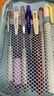 派通（Pentel）BLN105按動(dòng)黑色中性筆高顏值0.5mm簽字筆商務(wù)學(xué)生速干水筆水性筆文具 紫桿黑芯單支裝 曬單實(shí)拍圖
