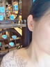 QMXDS999純銀mini小石頭耳釘女養耳洞擰螺絲扣睡覺(jué)不用摘足銀小巧耳飾 2mm一對(擰螺絲款) 曬單實(shí)拍圖