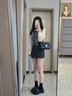浪莎西裝包臀半身裙女2025秋季新款高腰顯瘦修身通勤高級感a字短裙 曬單實(shí)拍圖