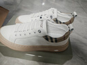 零度風(fēng)格·ZERO STYLE輕奢男鞋真皮板鞋男秋季新款百搭潮流一腳蹬軟底運動(dòng)休閑鞋 白色 【品牌男鞋】 42 【標準皮鞋碼】 曬單實(shí)拍圖