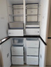 美的（Midea）首創(chuàng  )45cm超薄嵌入餐邊柜家用客廳冰箱左餐右廚大容量底部散熱十字四開(kāi)門(mén)國家補貼BCD-427WUSGPZM 曬單實(shí)拍圖