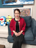 恒源祥媽媽秋裝外套短款長(zhǎng)袖中老年女春秋洋氣針織開衫中年上衣外穿50歲 綠色 M 曬單實(shí)拍圖