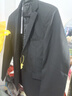 羅蒙高端免燙抗皺西服套裝男士商務(wù)休閑婚禮正裝西服外套上衣服男裝 黑色(西服+西褲+襯衫+大禮包) L 曬單實(shí)拍圖