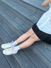 UIWI小香風(fēng)板鞋女夏季透氣高顏值百搭厚底休閑鞋輕奢增高女鞋時尚街拍 小香風(fēng)白U875 37 建議拍大一碼 曬單實(shí)拍圖