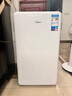 美的（Midea）93升單門一級低音復(fù)古白色小冰箱單溫冷藏租房家用宿舍辦公室可放美妝BC-93MF【國家補貼】 曬單實拍圖