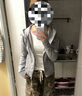 UR2025秋季新款女裝休閑格雷系運動(dòng)風(fēng)拉鏈連帽外套UYV150092# 花灰 M 曬單實(shí)拍圖