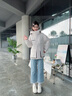 鴨鴨（YAYA）佟麗婭同款派克羽絨服女冬季顯瘦連帽短款百搭派克服沖鋒外套 曬單實(shí)拍圖