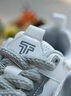 Tcellars板鞋男鞋秋季2025新款復古風(fēng)耐磨防滑厚底增高舒適運動(dòng)休閑鞋子男 雪山灰白 42 曬單實(shí)拍圖