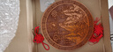 原始匠工桃木山海鎮(zhèn)擺件門口室外玄關(guān)山海鎮(zhèn)擺件家用室內(nèi)掛飾直徑約18cm 曬單實(shí)拍圖