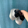 H8小白鞋2025新款百搭莆田鞋子情侶男女內(nèi)增高厚底休閑運(yùn)動板鞋 白色-黑皮尾（禮盒裝） 37 女碼 曬單實拍圖