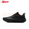 特步【越黑越練】?jī)汕Ч锶信懿叫\(yùn)動(dòng)鞋輕便減震耐磨跑鞋體測(cè) 曬單實(shí)拍圖