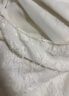 紅袖小眾氣質(zhì)雪紡衫2025春季新款女裝花朵剪花流蘇微喇一字領(lǐng)短上衣 米白004 M 曬單實(shí)拍圖